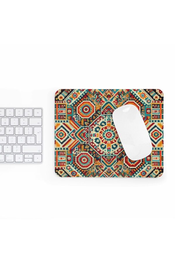 Otantik Kilim Deseni Baskılı Dikdörtgen Mousepad - Görsel 3