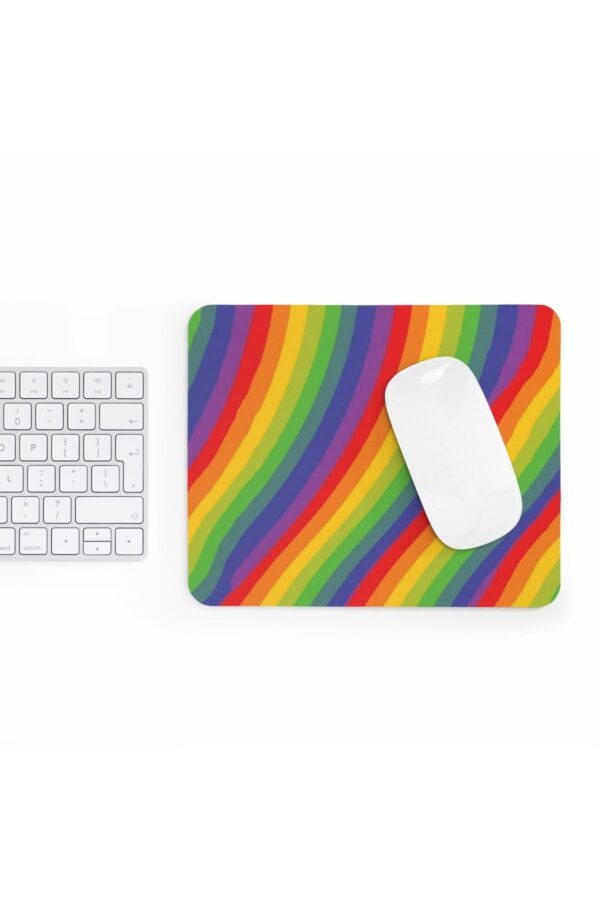 Gökkuşağı Deseni Baskılı Dikdörtgen Mousepad - Görsel 3