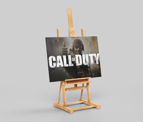 Call of Duty – Taktik Operasyon Temalı Ahşap Poster