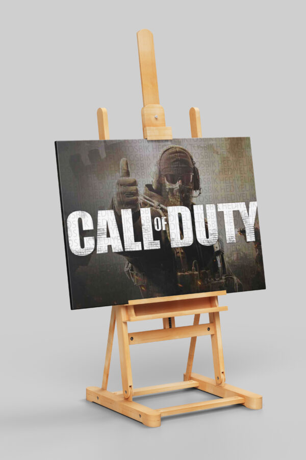 Call of Duty – Taktik Operasyon Temalı Ahşap Poster