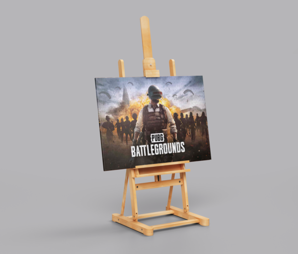 PUBG Battlegrounds – Oyun Temalı Aksiyon Ahşap Poster