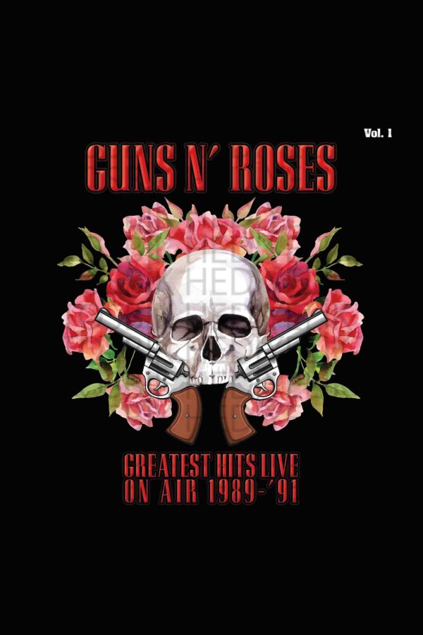 Guns N’ Roses – Greatest Hits Live Albüm Tasarımlı Müzik Temalı Ahşap Poster