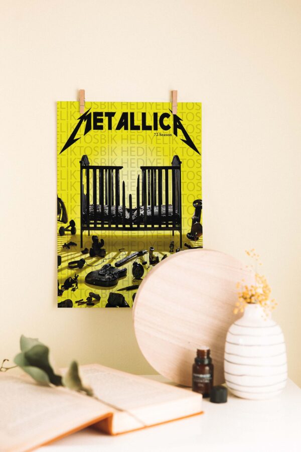 Metallica – 72 Seasons Albüm Temalı Dekoratif Ahşap Poster