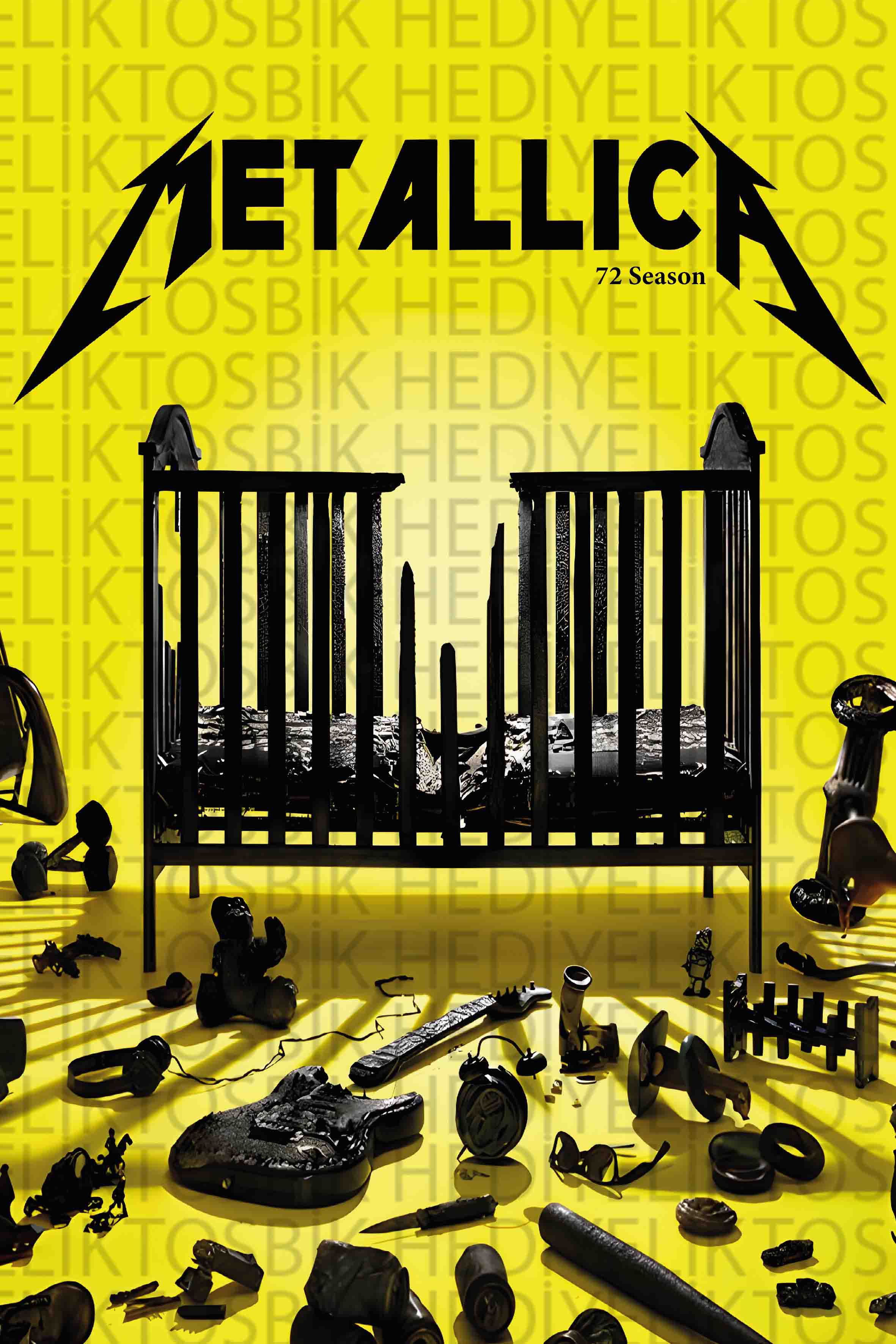 Metallica – 72 Seasons Albüm Temalı Dekoratif Ahşap Poster