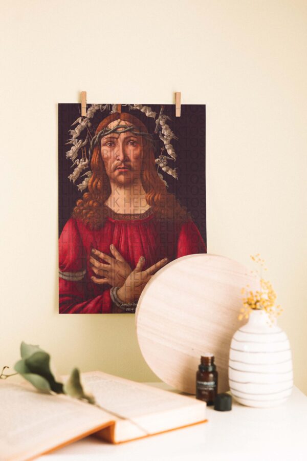 Sandro Botticelli – İsa’nın İhtişamı Kutsal Portre Ahşap Poster