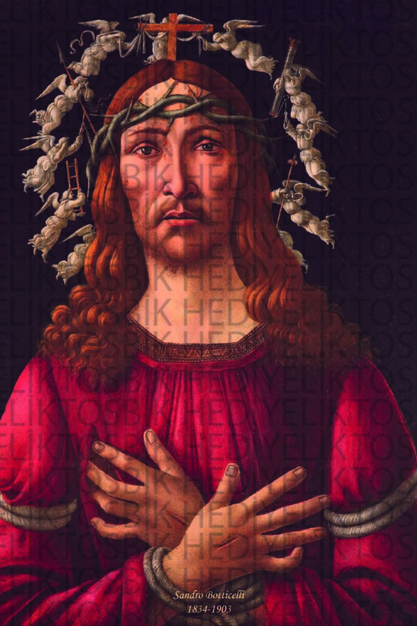 Sandro Botticelli – İsa’nın İhtişamı Kutsal Portre Ahşap Poster