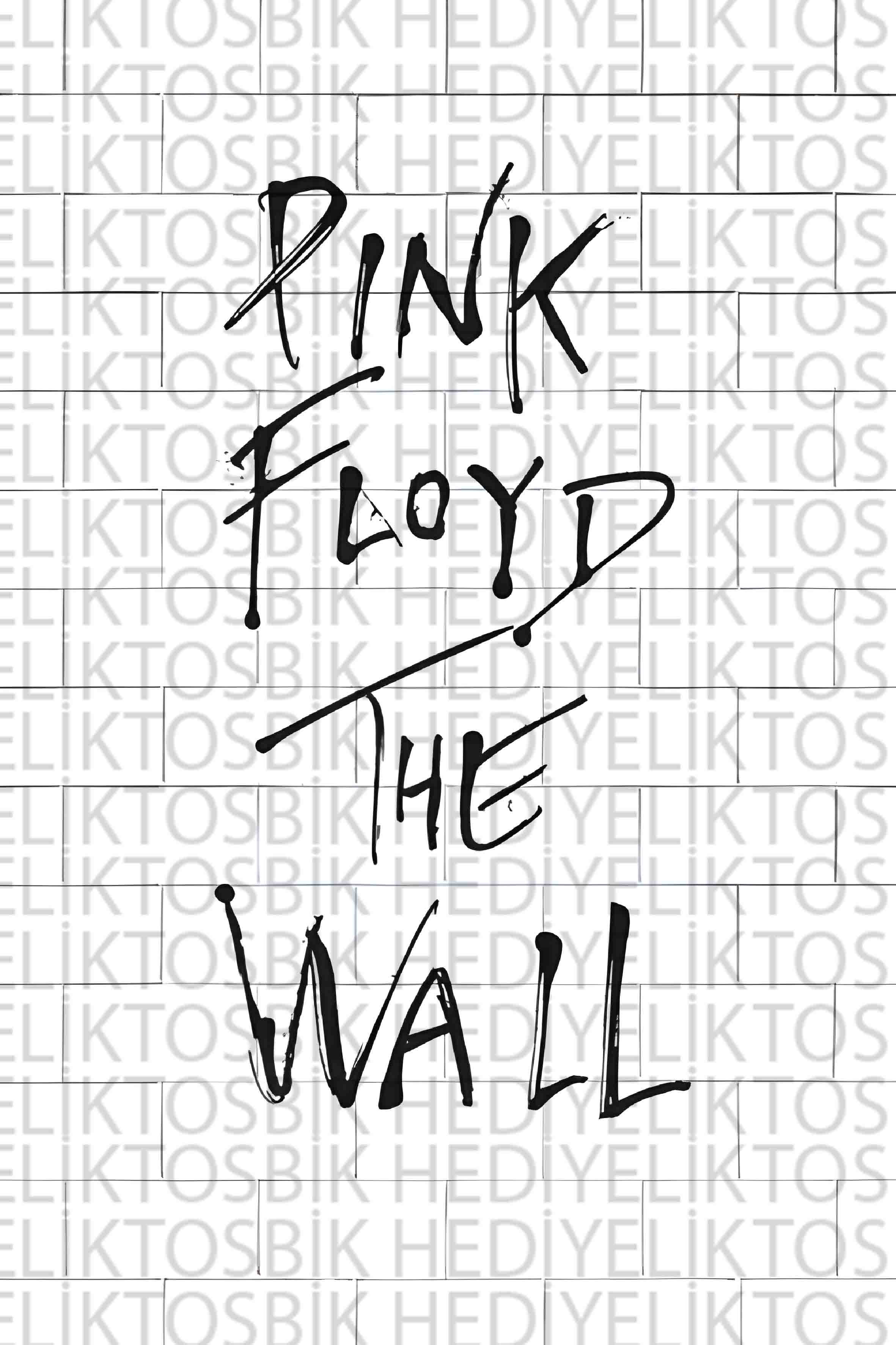 Pink Floyd – The Wall Albüm Kapağı Temalı Ahşap Poster