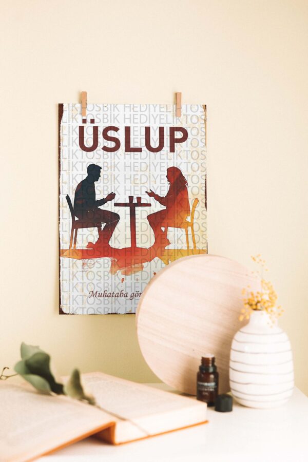 Üslup Yeşilçam Klasiği – Nostaljik Türk Sineması Ahşap Poster