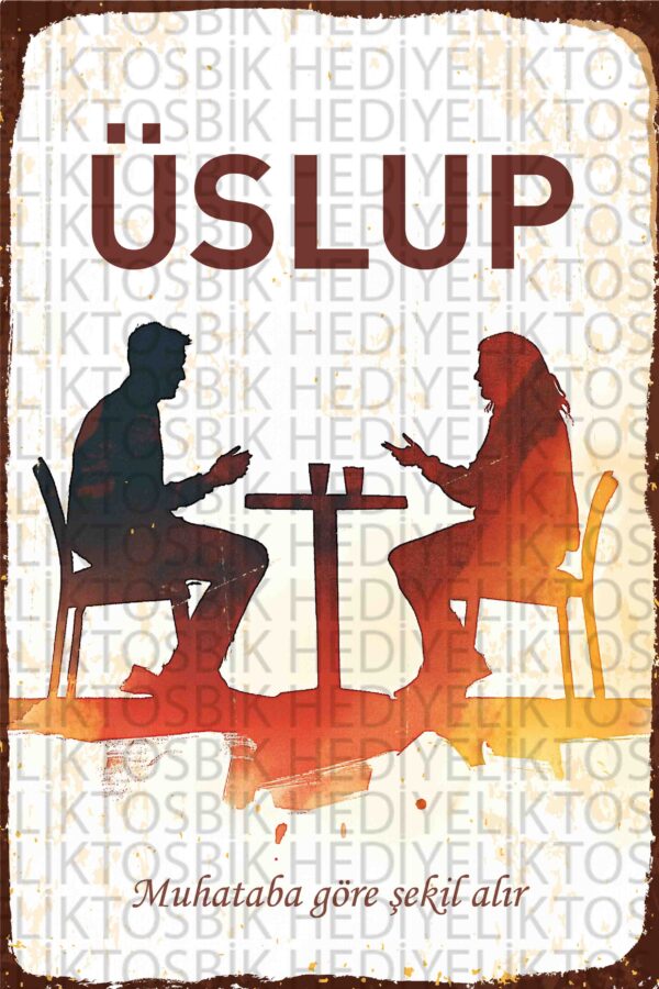 Üslup Yeşilçam Klasiği – Nostaljik Türk Sineması Ahşap Poster