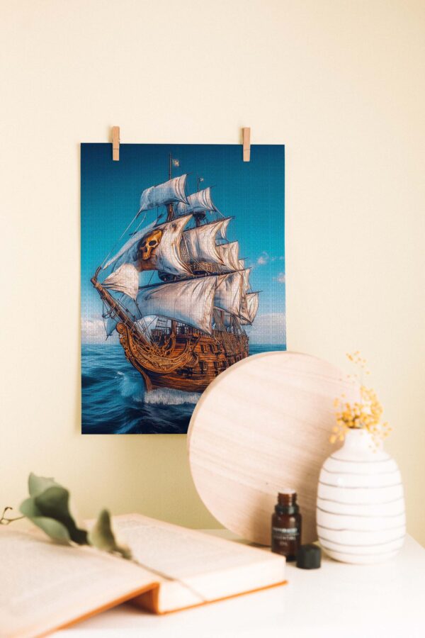 Korsan Gemisi – Fantastik Deniz Macerası Ahşap Poster