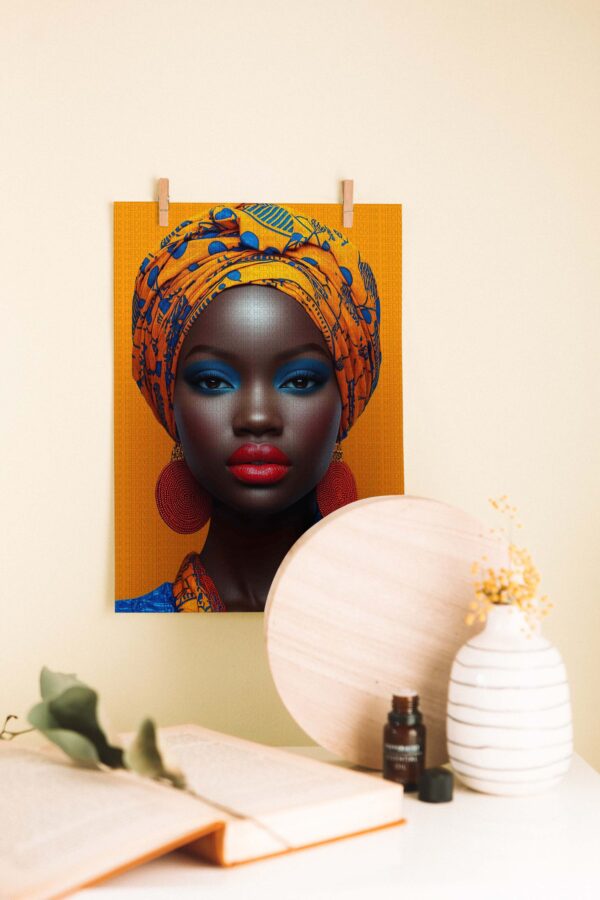 Afrika Esintisi – Modern Ahşap Poster