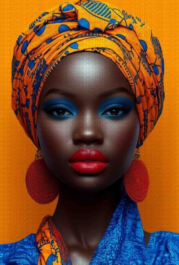 Afrika Esintisi – Modern Ahşap Poster