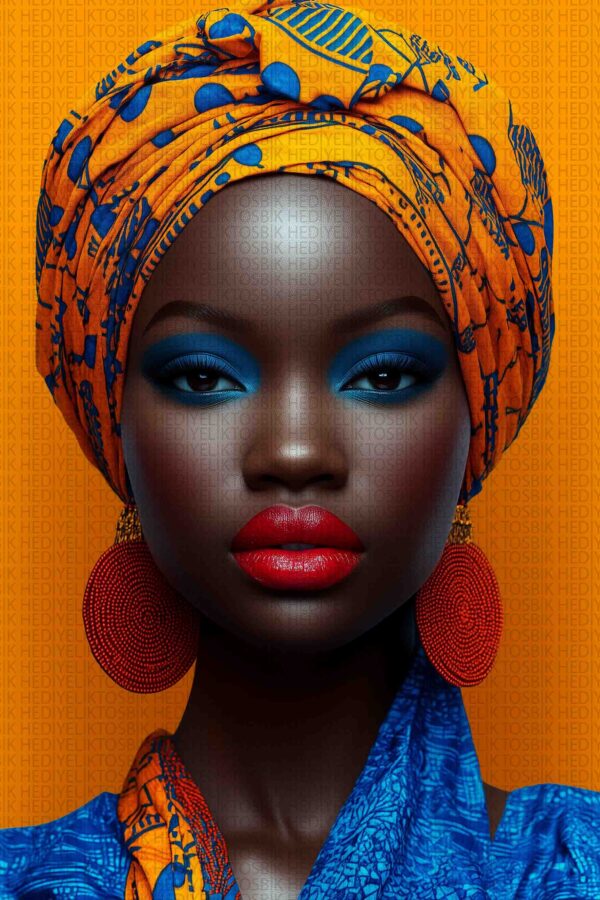 Afrika Esintisi – Modern Ahşap Poster
