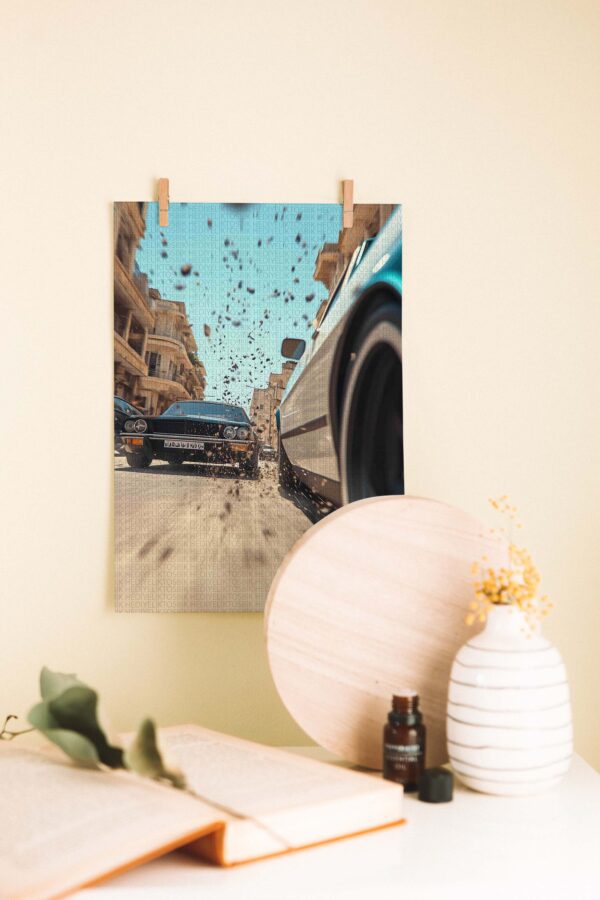 Hız Tutkusu – Otomobil Temalı Ahşap Poster