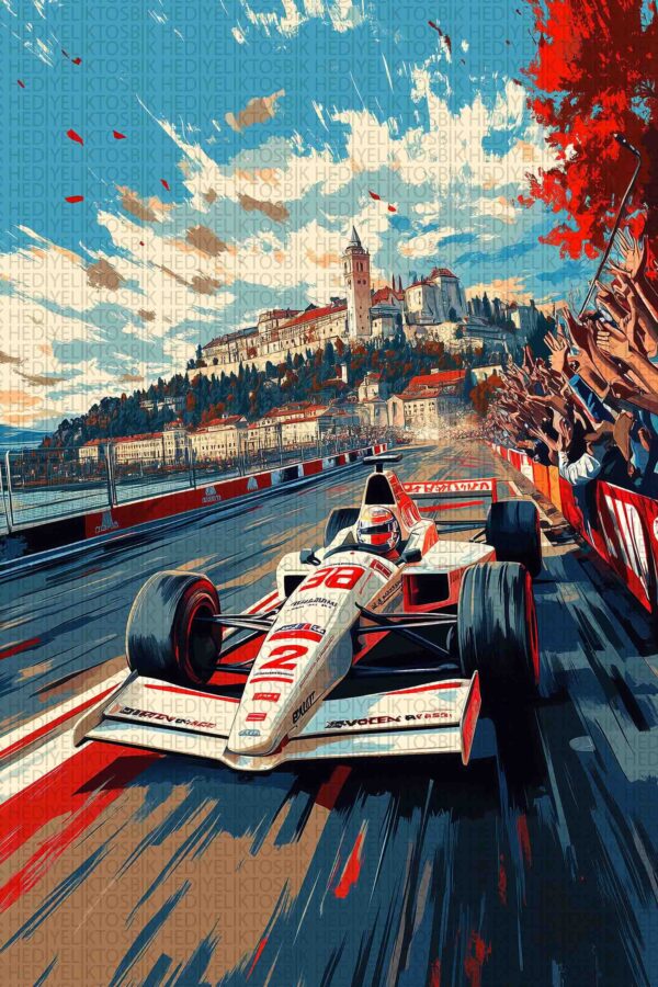 Grand Prix – Formula 1 Tutkunlarına Özel Ahşap Poster