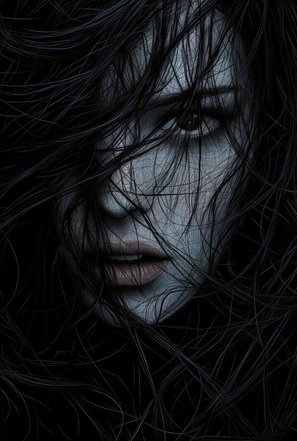 Dark Whisper – Nostaljik Ahşap Poster