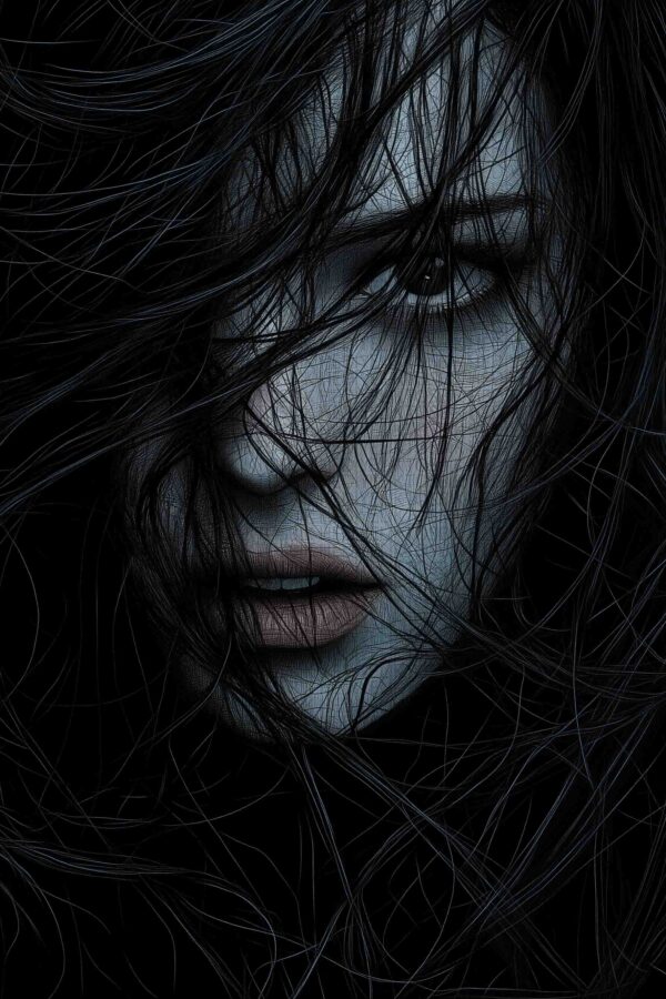 Dark Whisper – Nostaljik Ahşap Poster