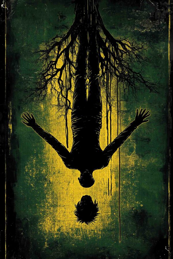 Rooted Reality – Gotik Stil Ahşap Poster