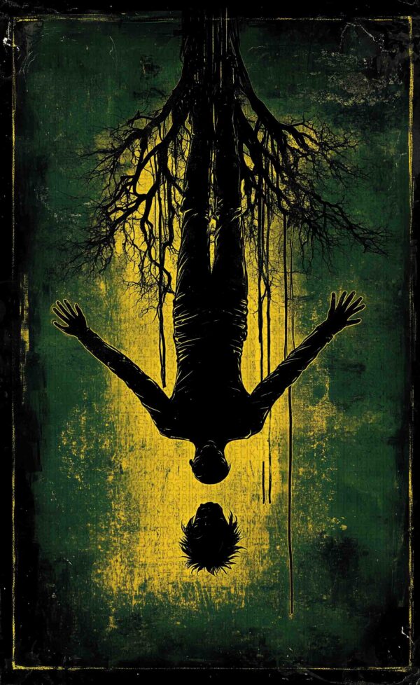 Rooted Reality – Gotik Stil Ahşap Poster