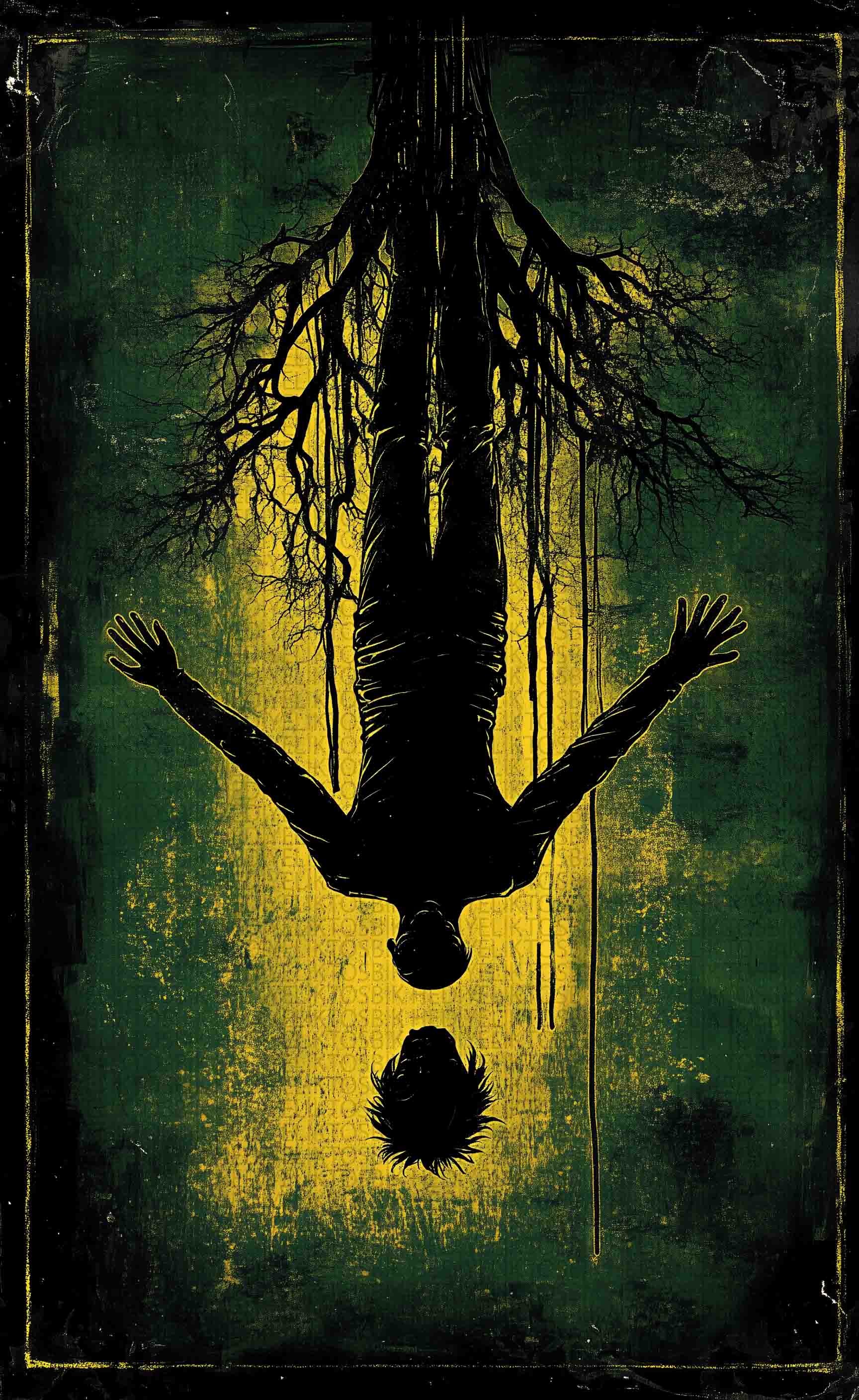 Rooted Reality – Gotik Stil Ahşap Poster