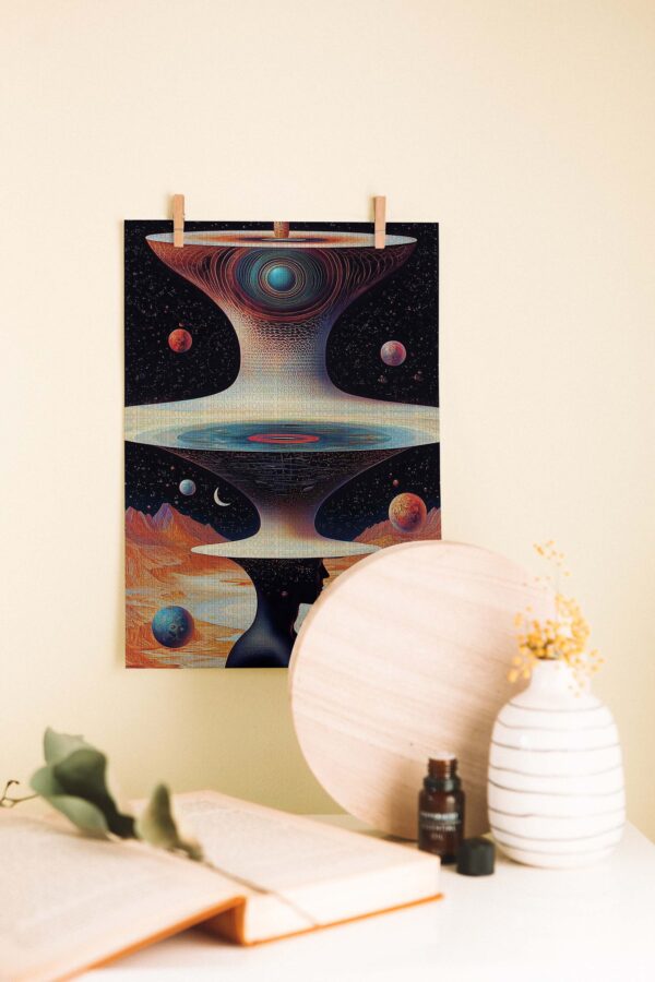 Cosmic Mind – Kozmik Bilincin Ahşap Poster