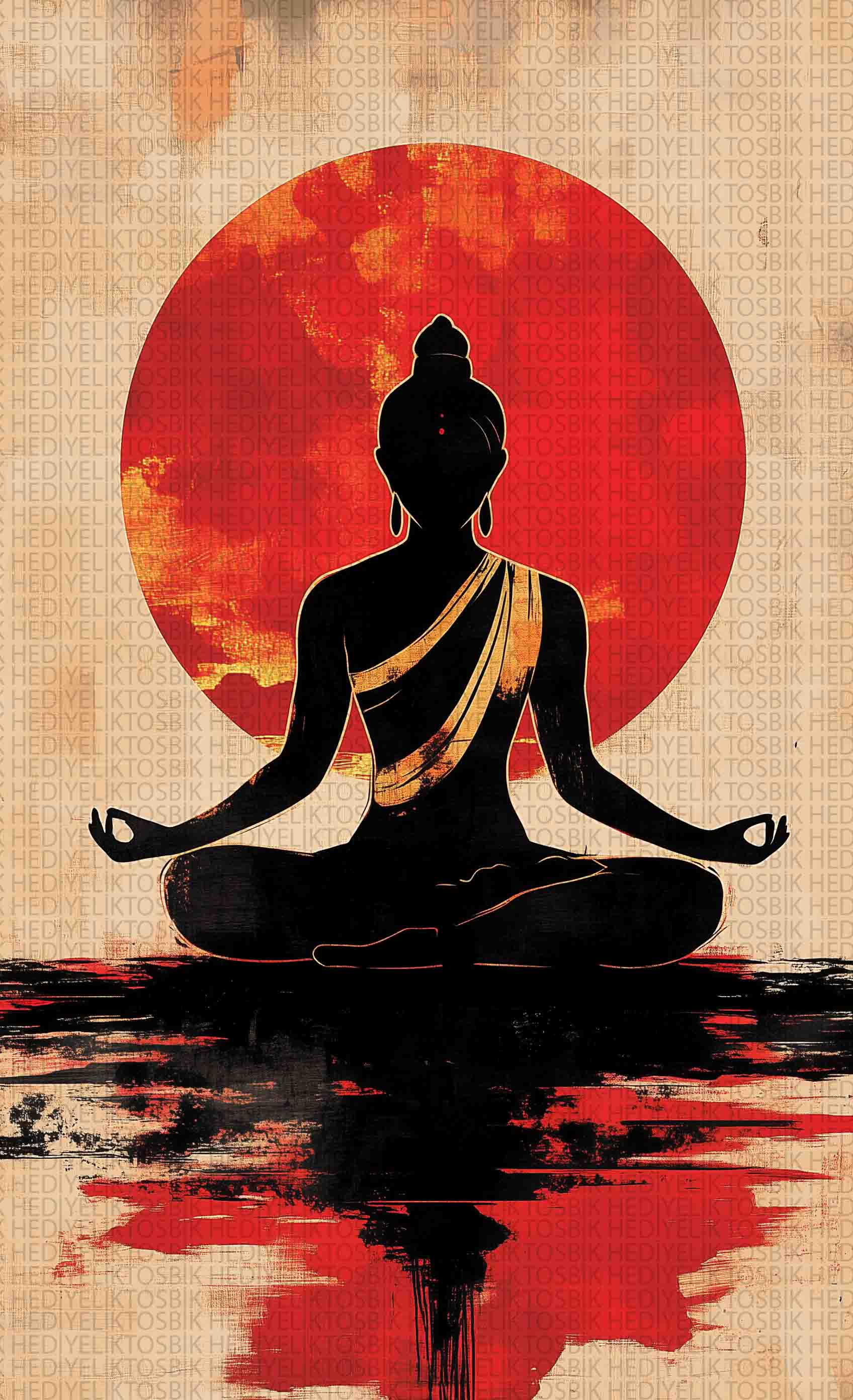 Zen Ruhuyla - Meditasyon Ahşap Poster