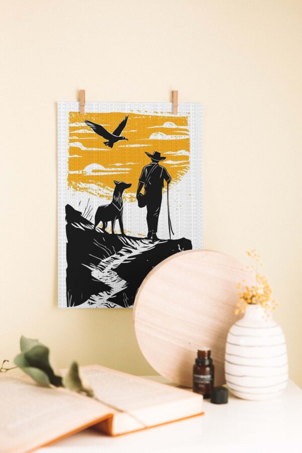Yolculuk – Doğa ve Özgürlük Temalı Ahşap Poster