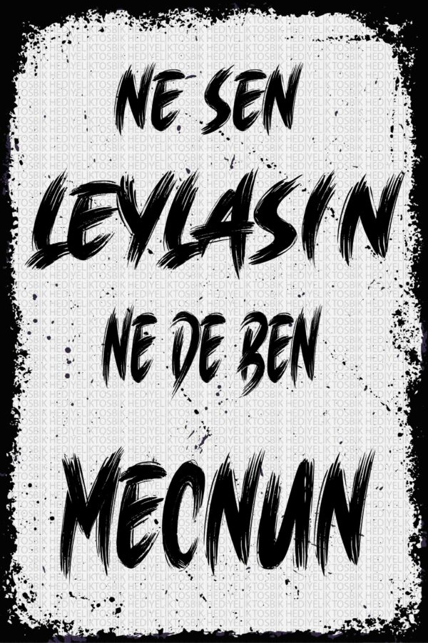 Ne Sen Leylasın Ne De Ben Mecnun