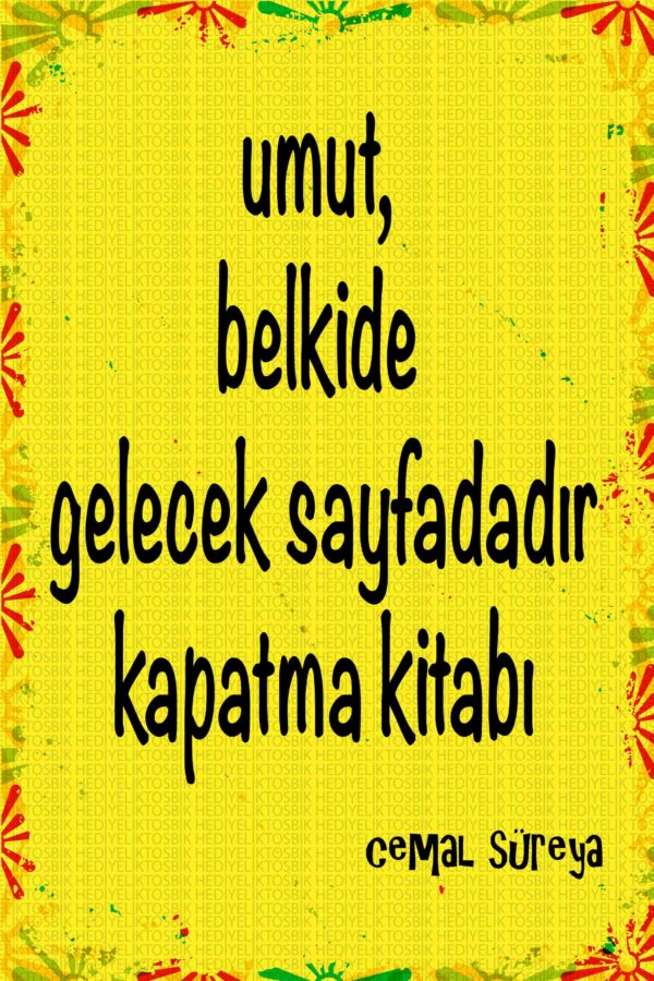Umut, Belkide Gelecek Sayfadadır Kapatma Kitabı