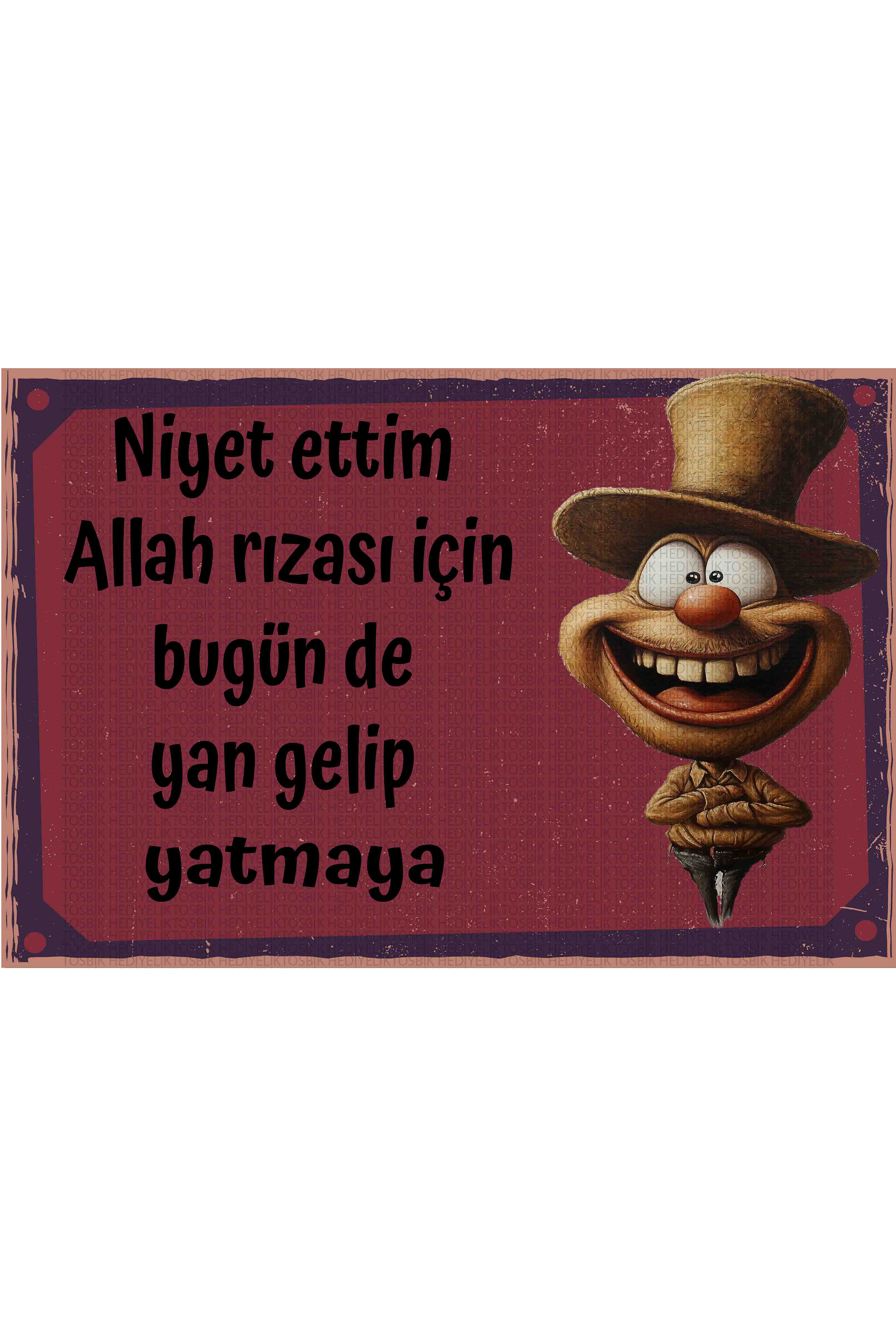 Niyet Ettim Allah Rızası İçin Bugün de Yan Gelip Yatmaya