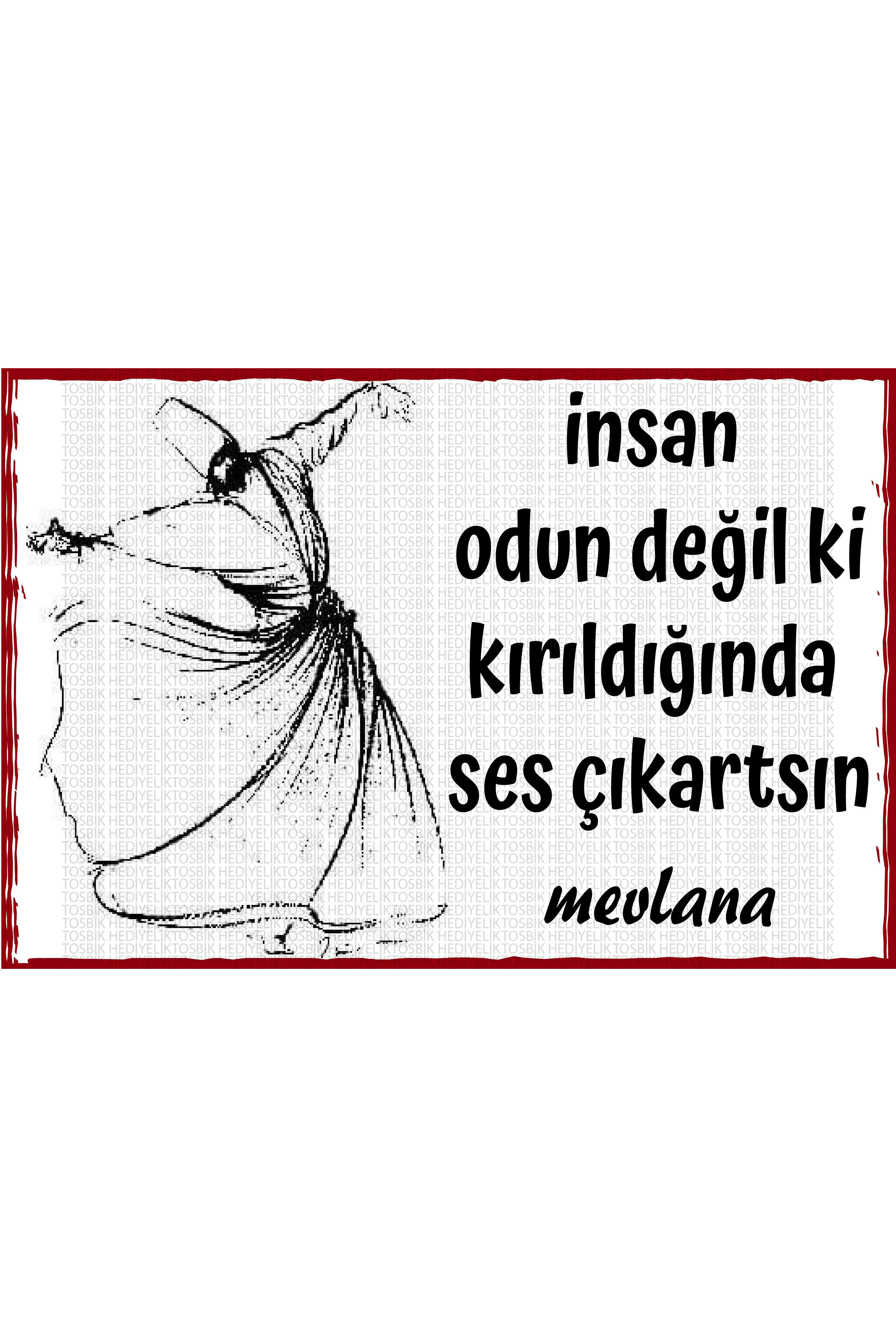İnsan Odun Değil Ki Kırıldığında Ses Çıkartsın – Mevlana