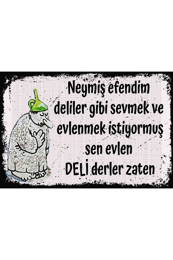 Neymiş Efendim Deliler Gibi Sevmek ve Evlenmek İstiyormuş… Sen Evlen Deli Derler Zaten