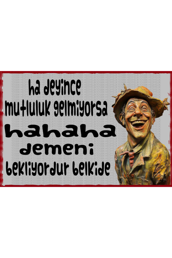 Ha Deyince Mutluluk Gelmiyorsa Hahaha Demeni Bekliyordur Belkide